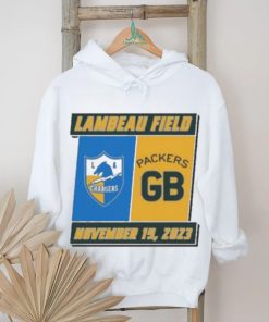 Official Los Angeles Chargers Vs Green Bay Packers Lambeau Field November 19, 2023 T shirt