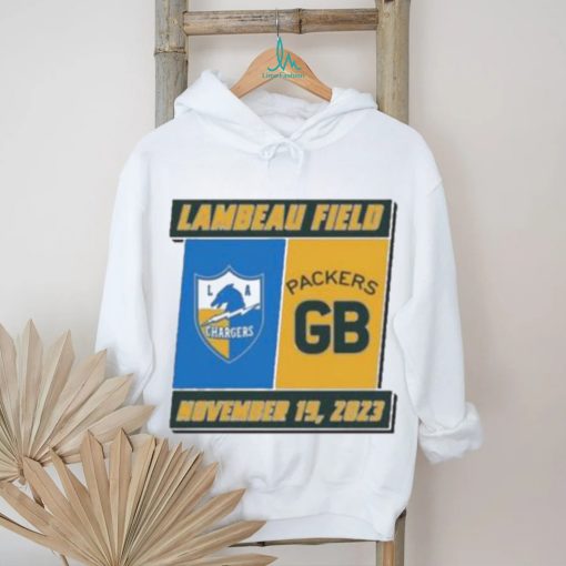 Official Los Angeles Chargers Vs Green Bay Packers Lambeau Field November 19, 2023 T shirt