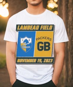Official Los Angeles Chargers Vs Green Bay Packers Lambeau Field November 19, 2023 T shirt