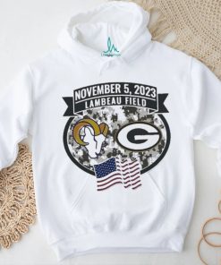 Official Los Angeles Rams And Green Bay Packers Gameday November 5 2023 T Shirt