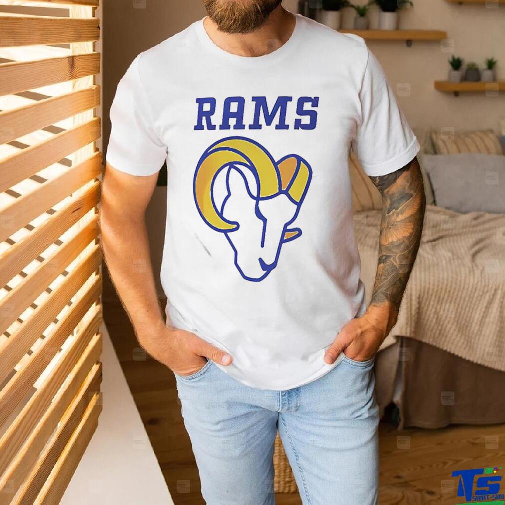 Official Los Angeles Rams NFL X Darius Rucker Collection By Striped T Shirt Official Los Angeles Rams NFL X Darius Rucker Collection By Striped T Shirt