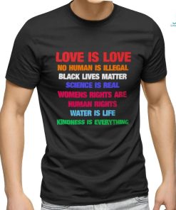 Official Love Is Love Black Lives Matter T Shirt