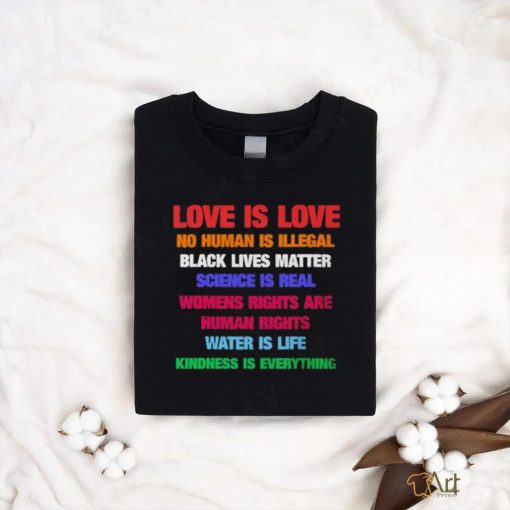 Official Love Is Love Black Lives Matter T Shirt