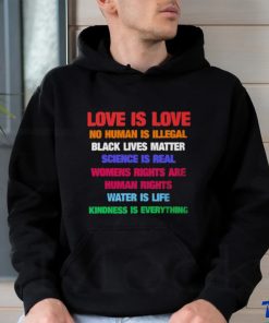 Official Love Is Love Black Lives Matter T Shirt