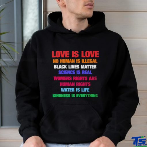 Official Love Is Love Black Lives Matter T Shirt