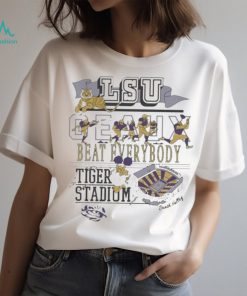 Official Lsu tigers geaux beat everybody tiger stadium T shirt