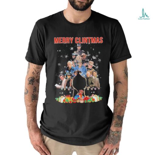 Official Merry Clintmas Clint Eastwood Tree ChristmasT Shirt