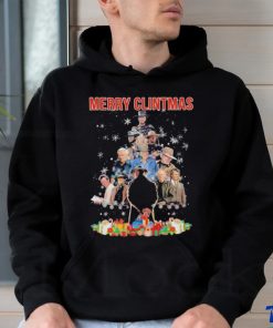 Official Merry Clintmas Clint Eastwood Tree ChristmasT Shirt