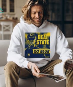 Official Michigan wolverines beat state go blue T shirt
