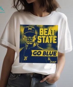 Official Michigan wolverines beat state go blue T shirt