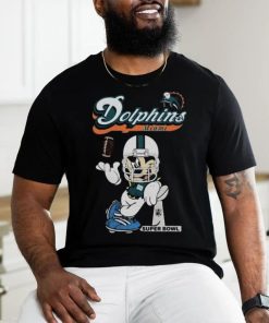 Official Mickey Mouse x Miami Dolphins Disney Inspired Super Bowl Football t shirt