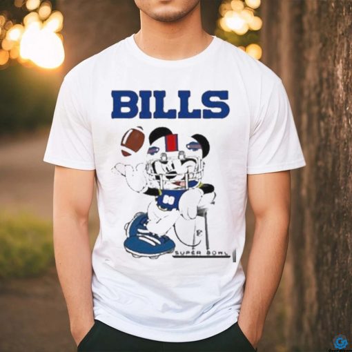 Official Mickey mouse Buffalo Bills disney super bowl Football T shirt