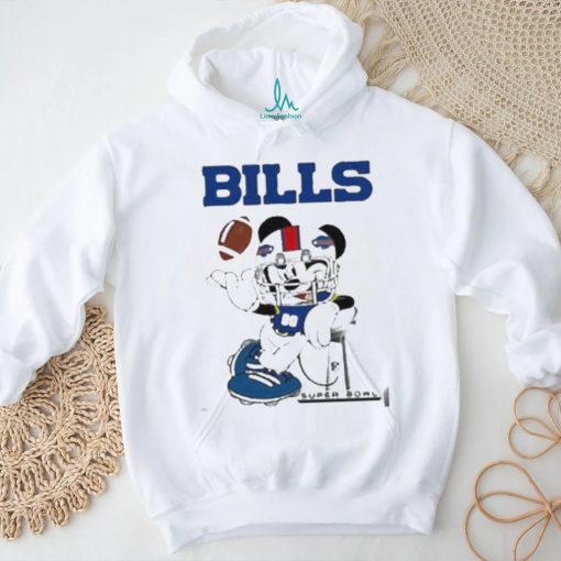 Official Mickey mouse Buffalo Bills disney super bowl Football T shirt