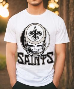 Official NFL Grateful Dead And New Orleans Saints T Shirt