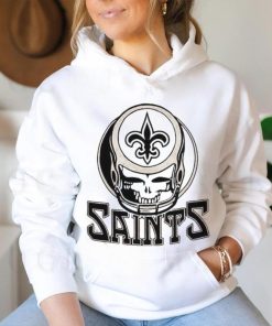 Official NFL Grateful Dead And New Orleans Saints T Shirt