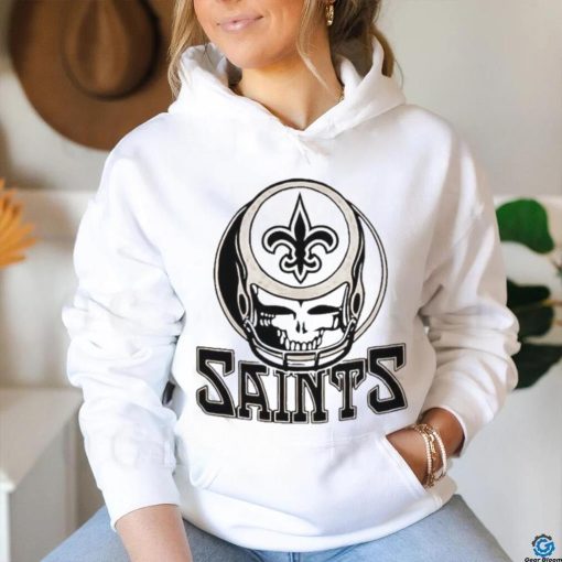Official NFL Grateful Dead And New Orleans Saints T Shirt