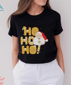 Official New Orleans Saints Santa Ho Ho Ho Christmas T Shirt