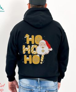 Official New Orleans Saints Santa Ho Ho Ho Christmas T Shirt