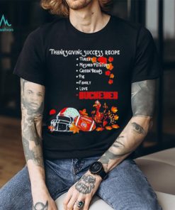 Official Ohio State Buckeyes Thanksgiving Success Recipe T Shirt