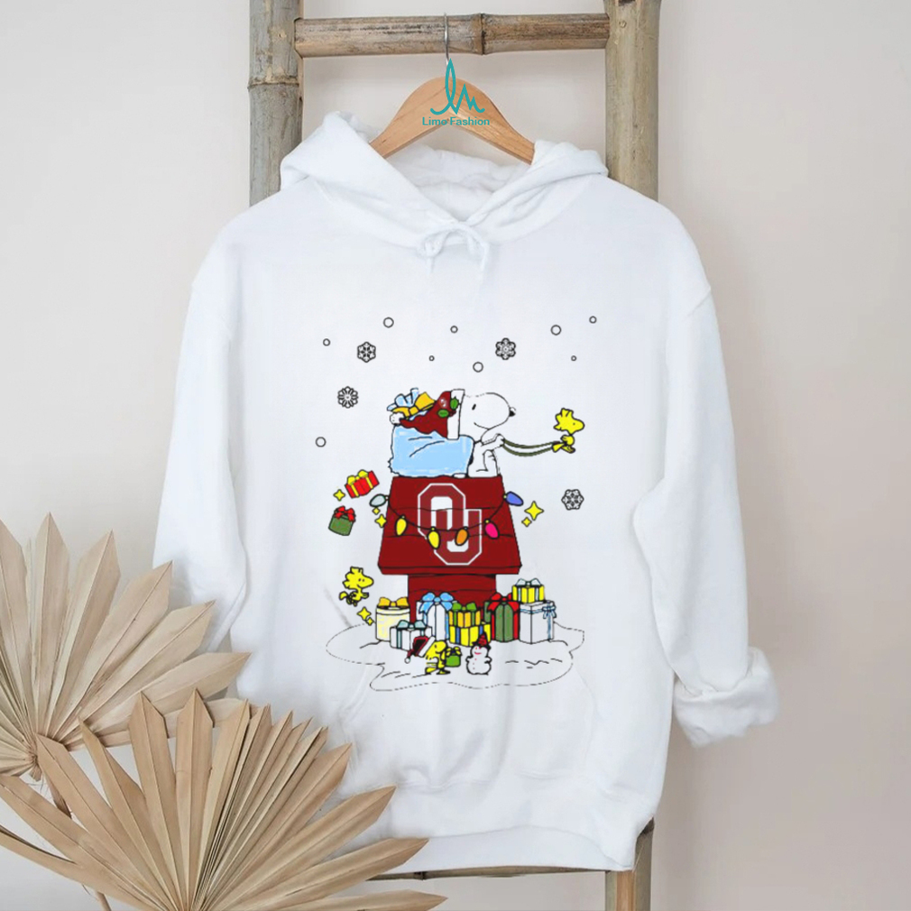 Official Oklahoma Sooners Santa Snoopy Wish You A Merry Christmas T Shirt Official Oklahoma Sooners Santa Snoopy Wish You A Merry Christmas T Shirt