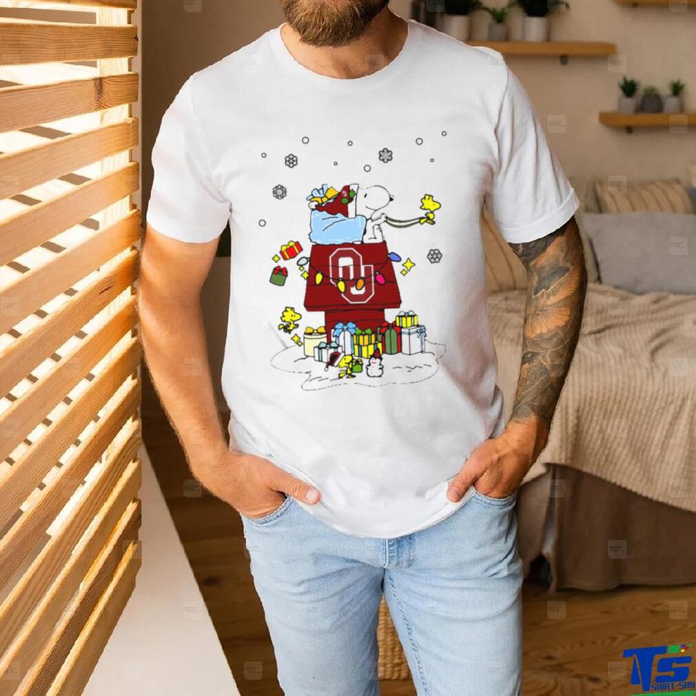 Official Oklahoma Sooners Santa Snoopy Wish You A Merry Christmas T Shirt Official Oklahoma Sooners Santa Snoopy Wish You A Merry Christmas T Shirt