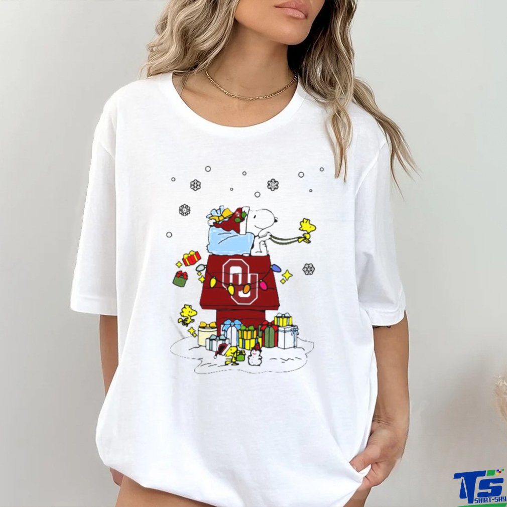Official Oklahoma Sooners Santa Snoopy Wish You A Merry Christmas T Shirt Official Oklahoma Sooners Santa Snoopy Wish You A Merry Christmas T Shirt