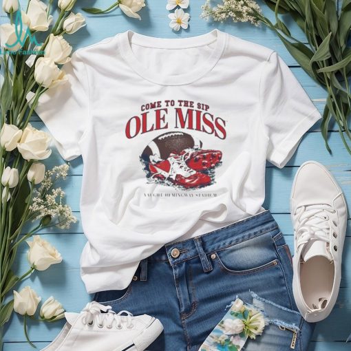 Official Ole miss rebels come to the sip vaught hemingway stadium T shirt