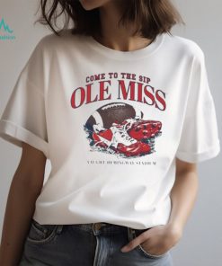 Official Ole miss rebels come to the sip vaught hemingway stadium T shirt