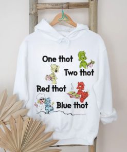 Official One Thot Two Thot Red Thot Blue Thot Shirt - Limotees