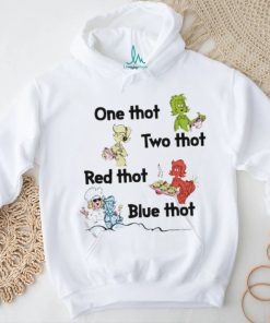 Official One Thot Two Thot Red Thot Blue Thot Shirt