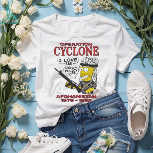 Official Operation cyclone Afghanistan 1979 1992 T shirt