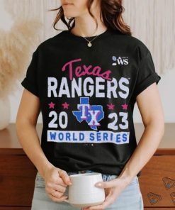 Official Original Texas Rangers Majestic Threads 2023 World Series T Shirt