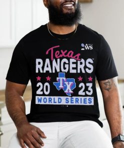 Official Original Texas Rangers Majestic Threads 2023 World Series T Shirt
