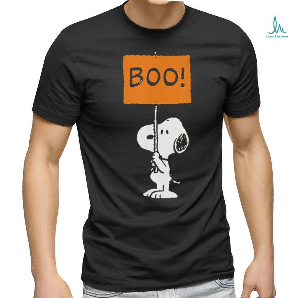 Official Peanuts Halloween Snoopy Boo T Shirt Official Peanuts Halloween Snoopy Boo T Shirt