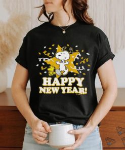 Official Peanuts Snoopy And Woodstock Happy New Year Shirt