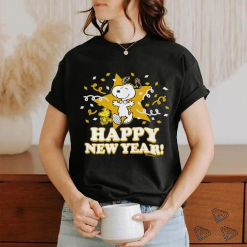 Official Peanuts Snoopy And Woodstock Happy New Year Shirt