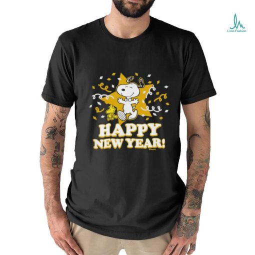 Official Peanuts Snoopy And Woodstock Happy New Year Shirt