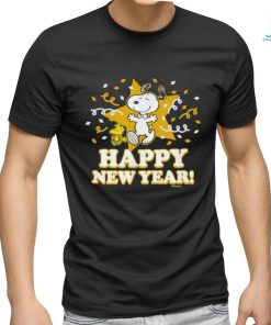 Official Peanuts Snoopy And Woodstock Happy New Year Shirt