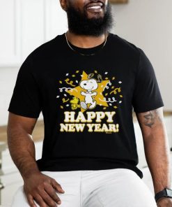 Official Peanuts Snoopy And Woodstock Happy New Year Shirt