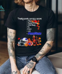 Official Penn State Nittany Lions Thanksgiving Success Recipe T Shirt
