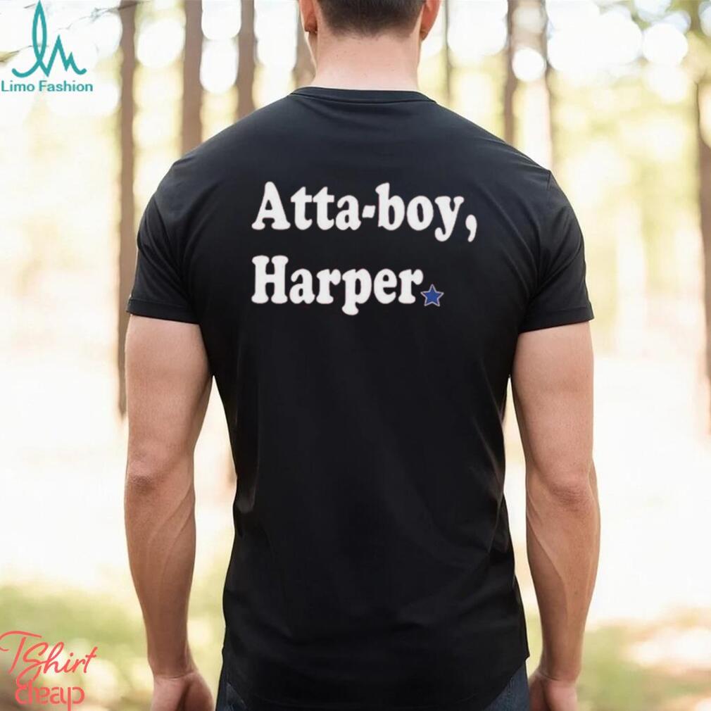 Official Phillygoatco atta boy harper 2023 shirt Official Phillygoatco atta boy harper 2023 shirt