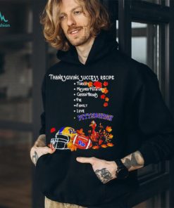 Official Pittsburgh Panthers Thanksgiving Success Recipe T Shirt