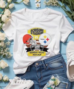 Official Pittsburgh Steelers vs. Cleveland Browns Monday Night Matchup 2023 shirt