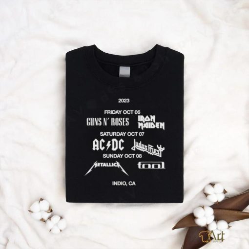 Official Power Trip 2023 Merchandise Logo Lineup Shirt
