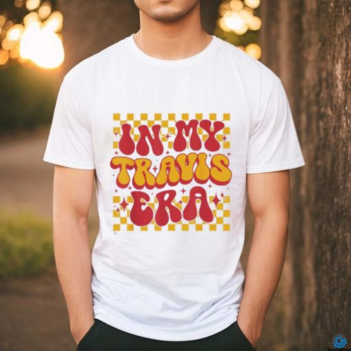Official Retro Groovy In My Travis Era T Shirt
