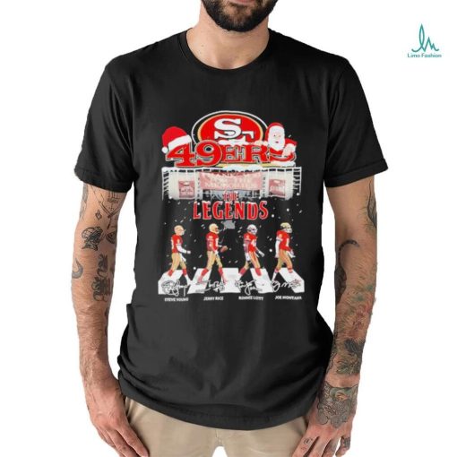 Official San Francisco 49ers The Legends Abbey Road Signatures Shirt