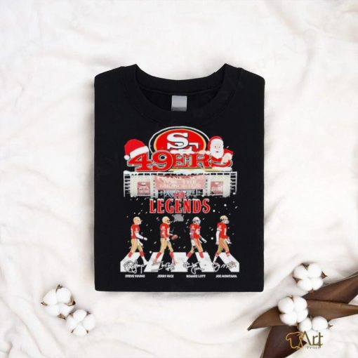 Official San Francisco 49ers The Legends Abbey Road Signatures Shirt