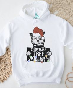 Official Santa Black Cat Christmas Tree Killer Mugshot Shirt