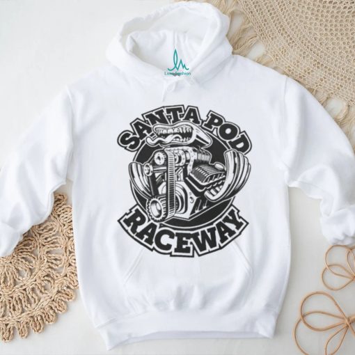 Official Santa Pod Raceway Engine Bite T Shirt