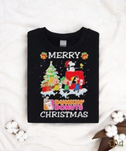 Official Santa snoopy and peanuts dunkin’ donuts 2023 merry christmas Shirt